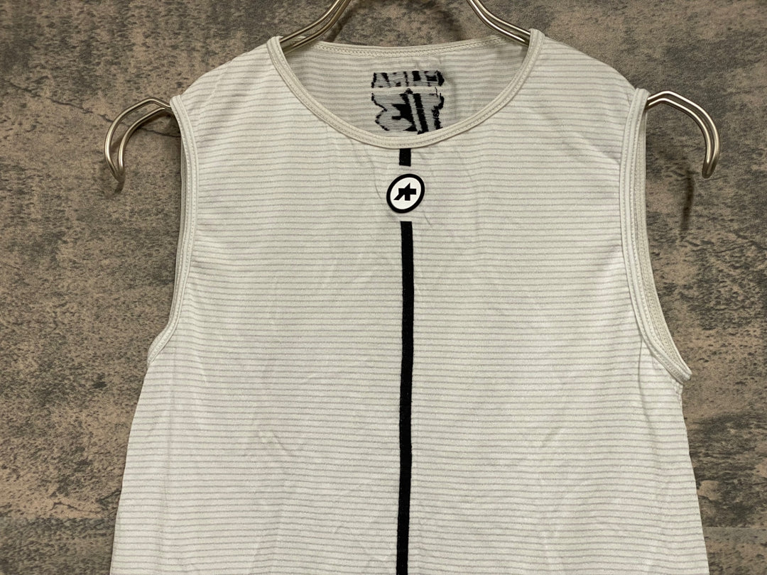 JO785 アソス ASSOS スキンレイヤー SKIN LAYER ノースリーブ 白 Mサイズ