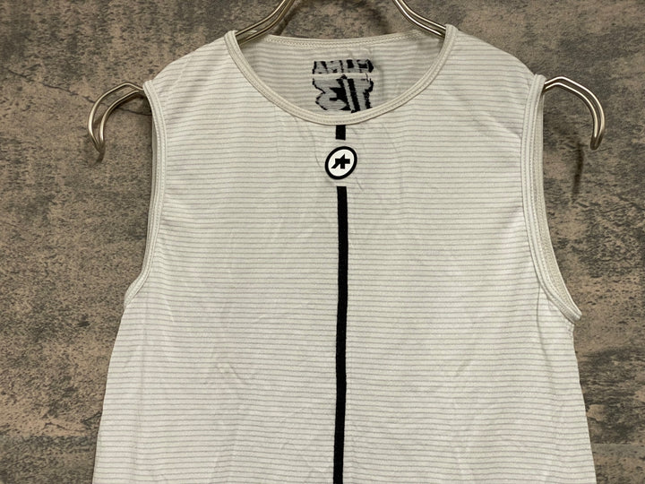 JO785 アソス ASSOS スキンレイヤー SKIN LAYER ノースリーブ 白 Mサイズ