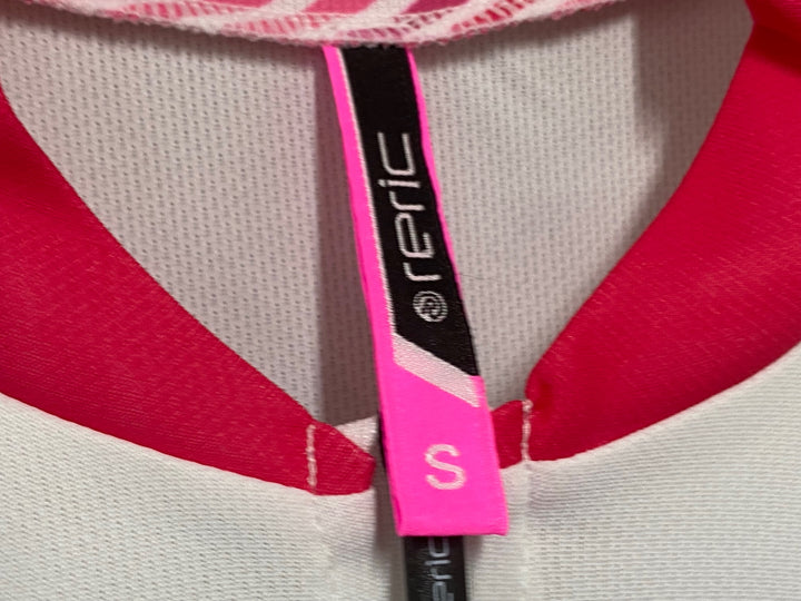 JW014 レリック reric Women's Himalia SS Jersey 半袖 サイクルジャージ S 白 レディース