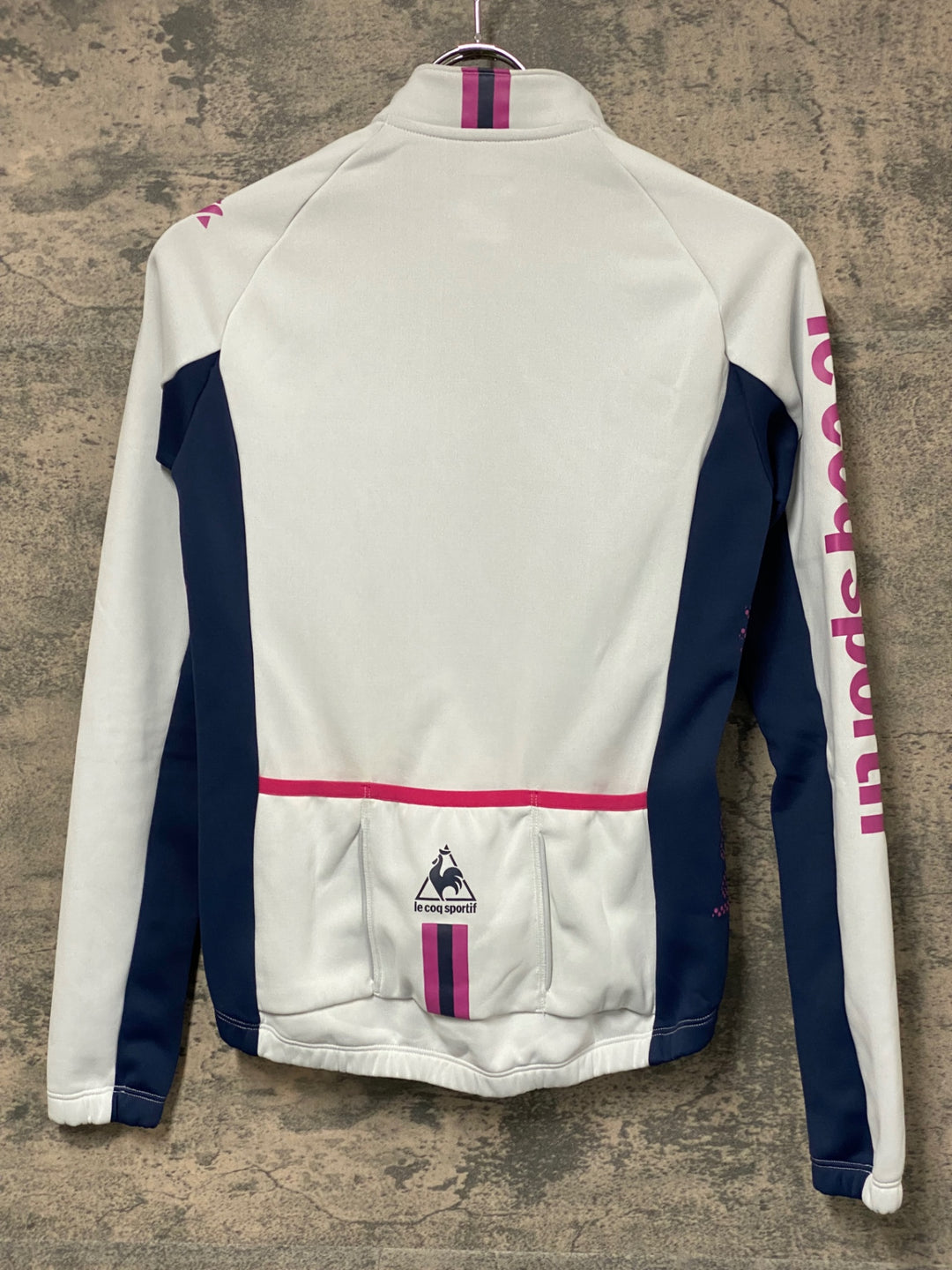 JT494 ルコックスポルティフ le coq sportif 長袖 サイクルジャージ 白 M レディース