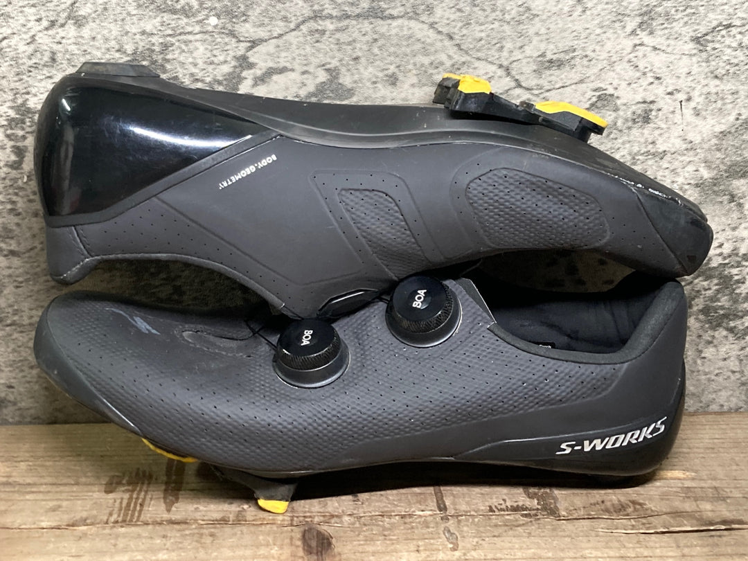 JH090 スペシャライズド SPECIALIZED S-WORKS Torch ビンディングシューズ 黒 SPD-SL EU44