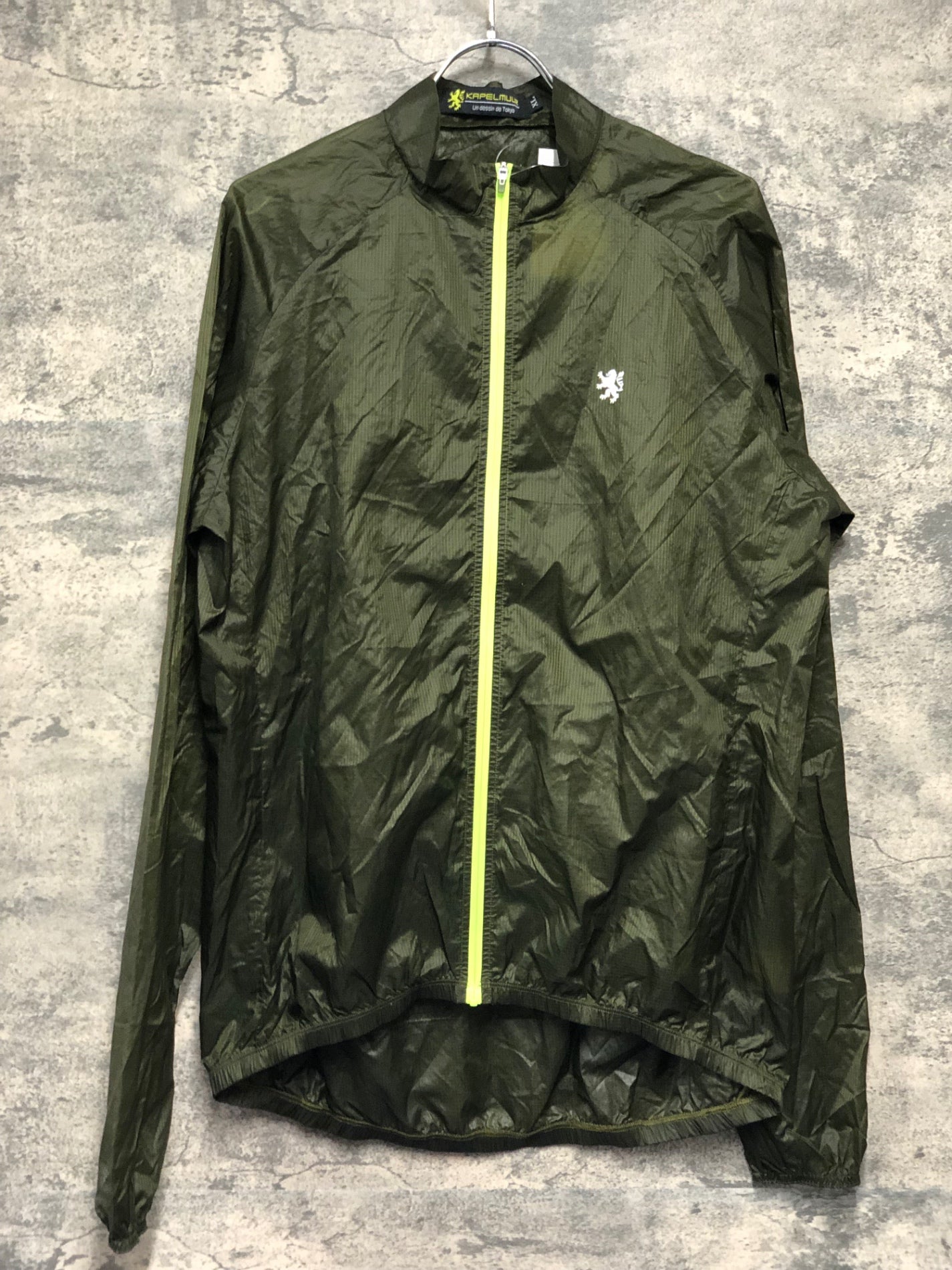 JD821 カペルミュール KAPELMUUR 長袖 ウインドブレイカー 深緑 XL