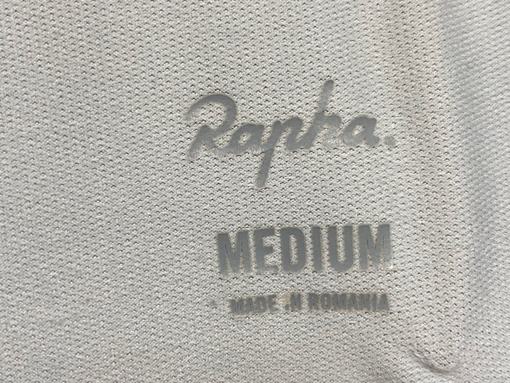 KF597 ラファ Rapha WOMEN'S RCC JERSEY 半袖 サイクルジャージ グレー M レディース ほつれ