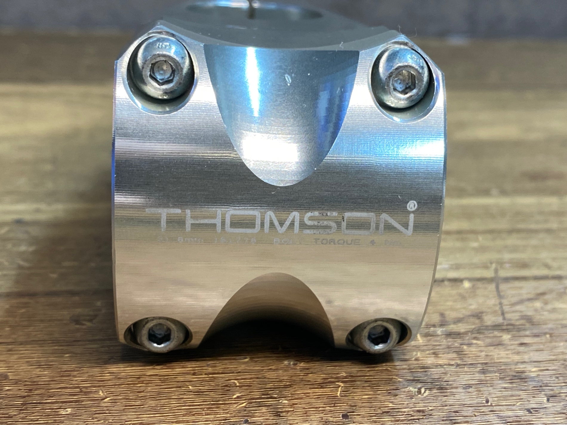 JO836 トムソン THOMSON ELITE X4 アルミ ステム シルバー 60mm Φ31.8