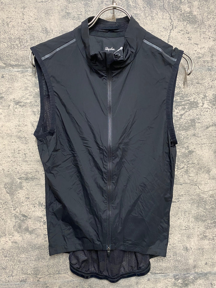 JS841 ラファ Rapha PRO TEAM LIGHTWEIGHT GILET ジレ サイクルベスト 黒 S