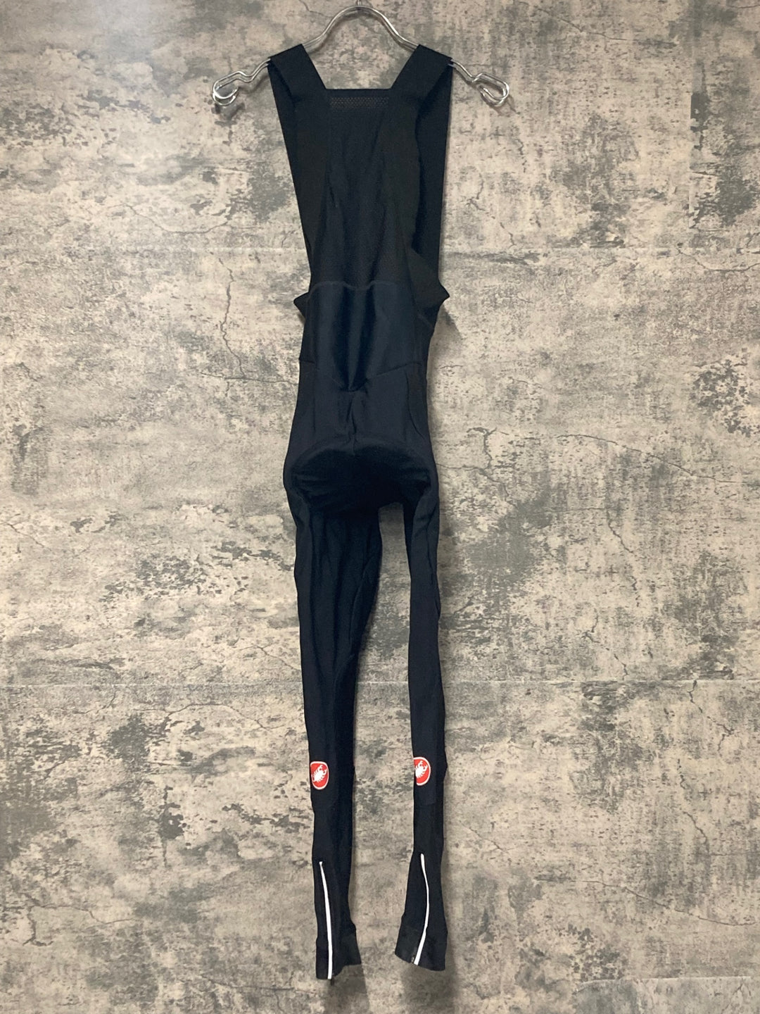 JV729 カステリ CASTELLI ロッソコルサ ROSSO CORSA チームイネオス TEAM INEOS ビブタイツ 裏起毛 黒赤 M