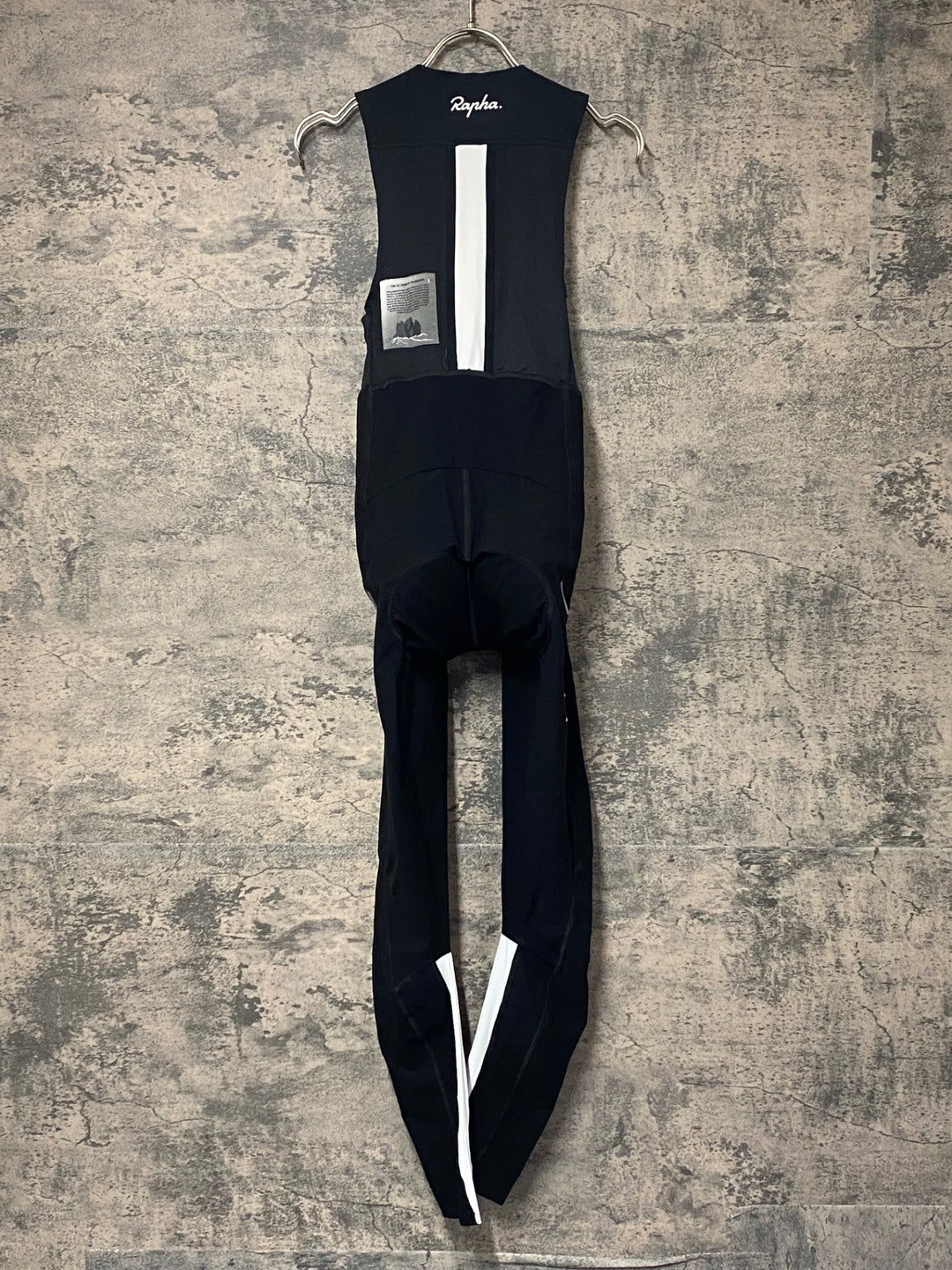 JX642 ラファ Rapha SOUPLESSE SHADOW TIGHTS ビブタイツ 黒 レディース S 裏起毛
