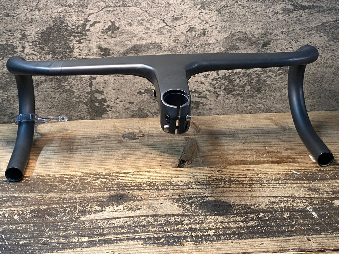 JE958 ボントレガー BONTRAGER AEOLUS RSL VR-C カーボン ドロップハンドル ステム一体型 110mm ブラケットC-C420mm リコール対応済み