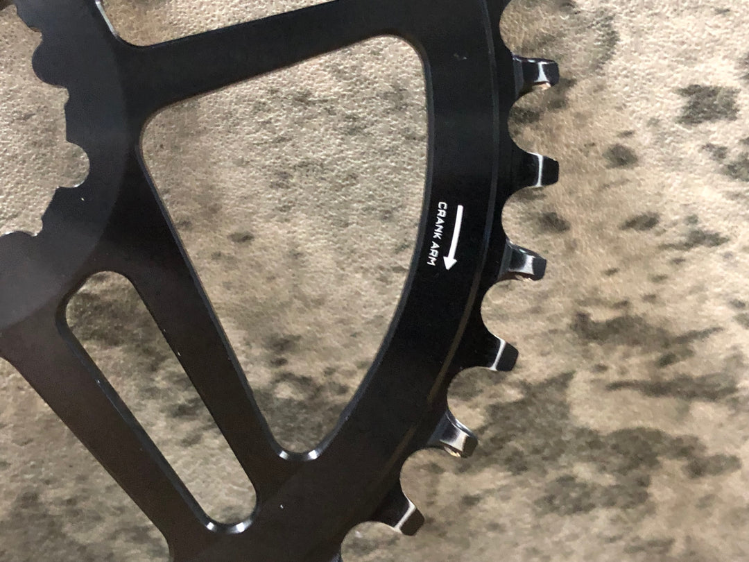 JU072 ウルフトゥース WOLF TOOTH Direct Mount Chainring チェーンリング 黒 40T