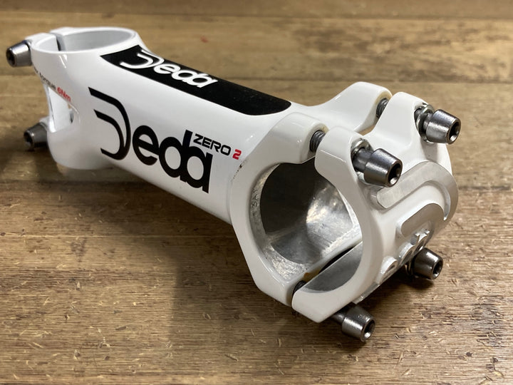 KP073 デダ Deda ZERO 2 アルミステム 白 Φ31.8 OS 100mm