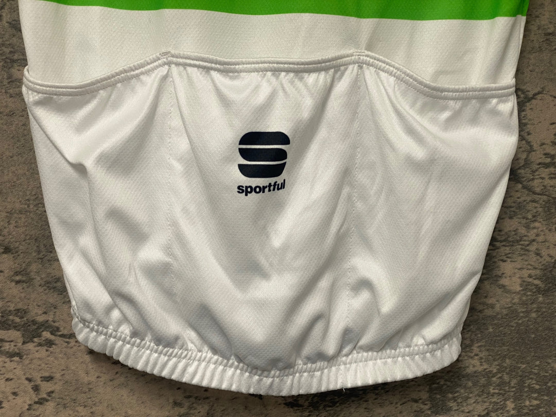 KJ817 スポーツフル sportful 半袖 サイクルジャージ 白 L TINKOFF