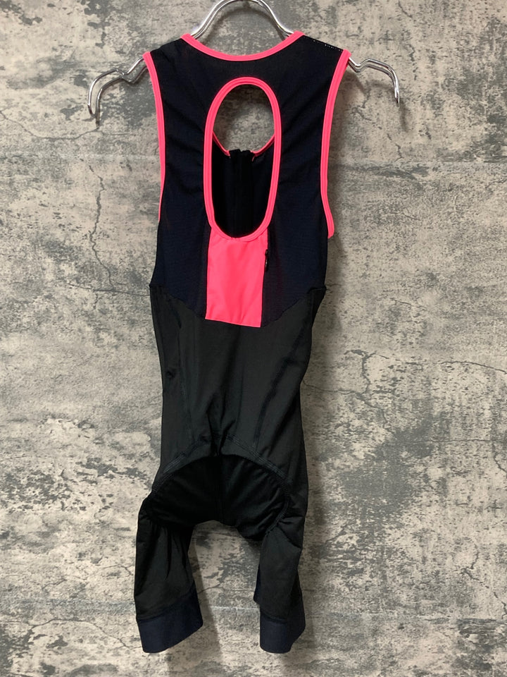 JE569 ラファ Rapha WOMEN'S BIB SHORTS ビブショーツ 黒 ピンク レディース XXS