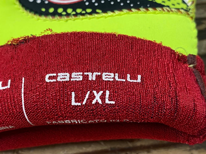 KC588 カステリ CASTELLI DILUVIO C GLOVE 長指 グローブ 黄 L/XL
