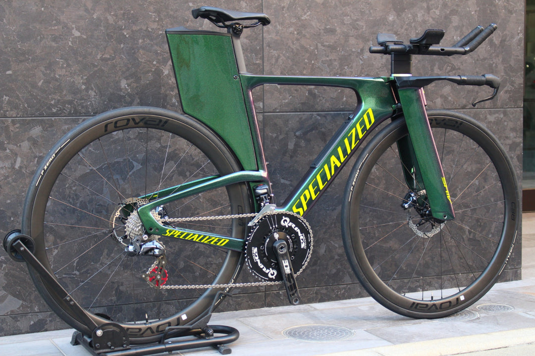 スペシャライズド SPECIALIZED SHIV EXPERT DISC 2020 Sサイズ シマノ アルテグラ R8050 Mix Di2 カーボン トライアスロンバイク 【福岡店】
