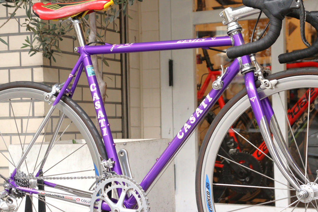 カザーティ CASATI ジーニアス GENIUS 1995モデル カンパニョーロ レコード 8S スチール ロードバイク CAMPAGNOLO SCIROCCO 20 【横浜店】