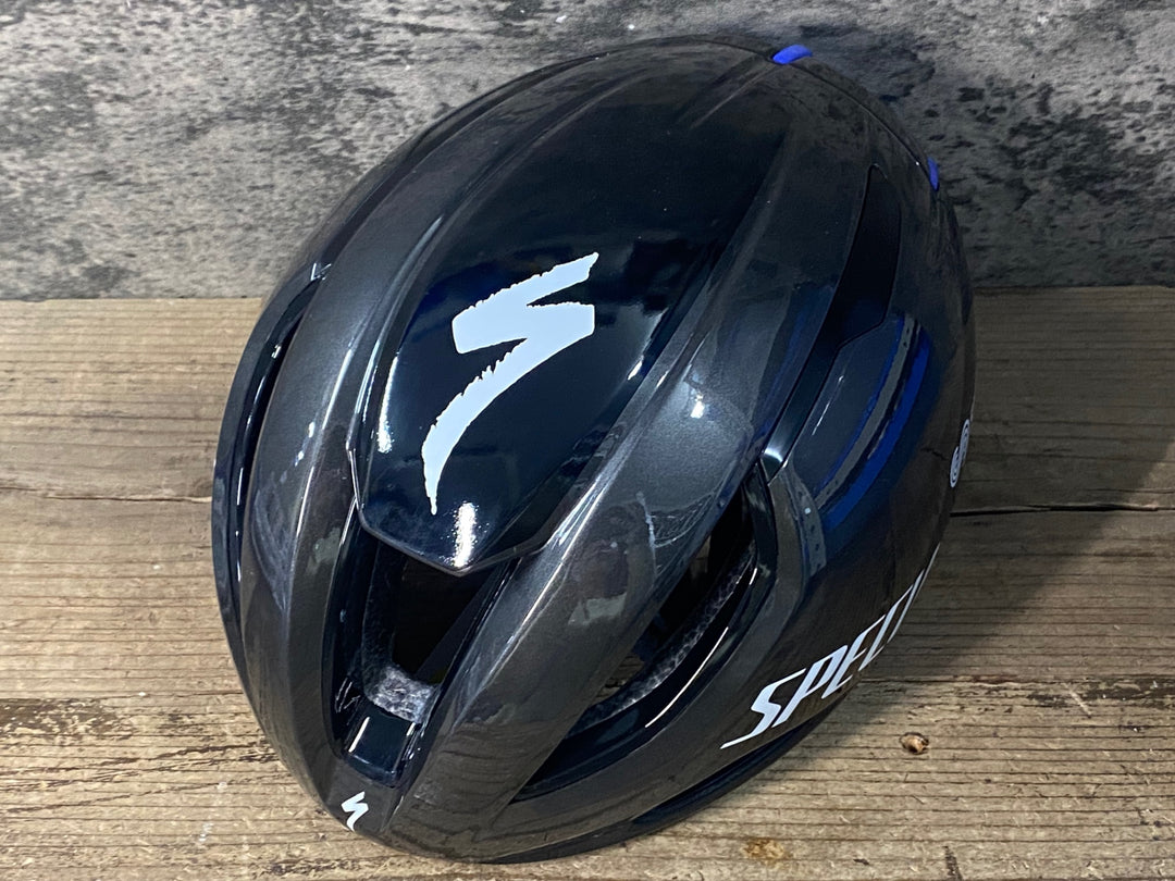 JO224 スペシャライズド SPECIALIZED S-WORKS EVADE 3 ヘルメット 2025 FDJ Suez 黒 M 55-59cm 未使用 2025/06製造 JCFステッカー