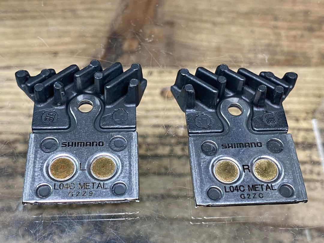 JH589 シマノ SHIMANO BP-L04C-MF ディスクブレーキパッド メタル 未使用 前後セット