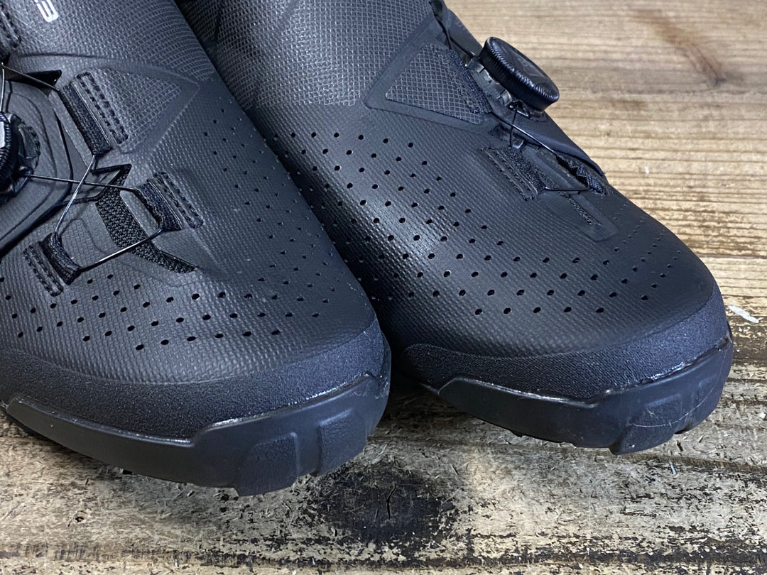 JU137 シマノ SHIMANO XC3 SHXC300M L01 E ビンディングシューズ SPD EU44 2穴 黒