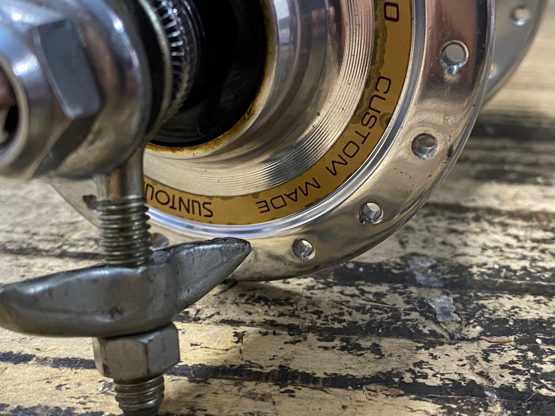 KI454 サンツアー SUNTOUR シュパーブプロ SUPERBE PRO 前後ハブ NJS