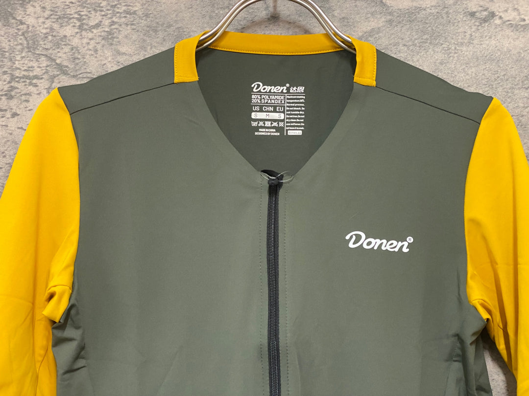 JY887 ドネン Donen 半袖 サイクルジャージ オリーブ M