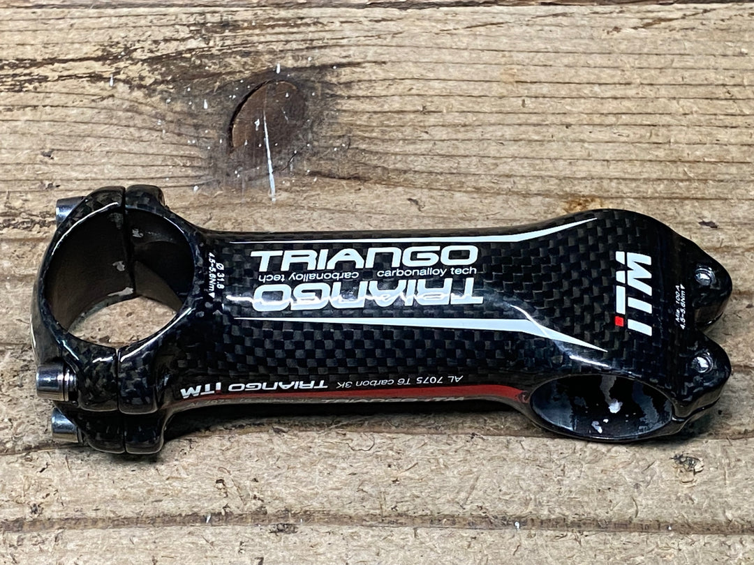 JP064 ITM TRIANGO ステム アルミ カーボンラップ 100mm Φ31.8 OS
