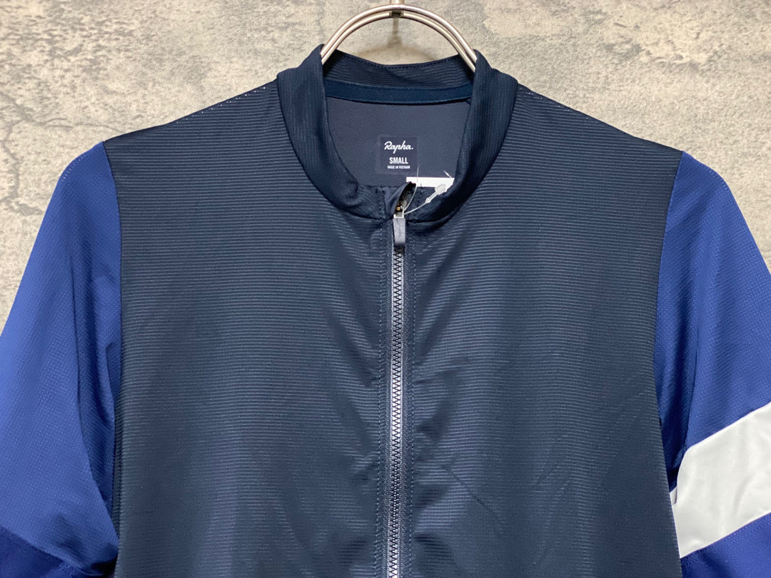 KH662 ラファ Rapha PRO TEAM TRAINING JERSEY 半袖 サイクルジャージ 紺 S