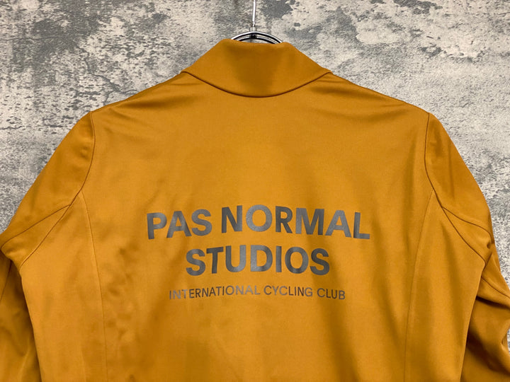 JN308 パスノーマルスタジオ PAS NORMAL STUDIOS 長袖 サイクルジャケット オレンジ XS 裏起毛