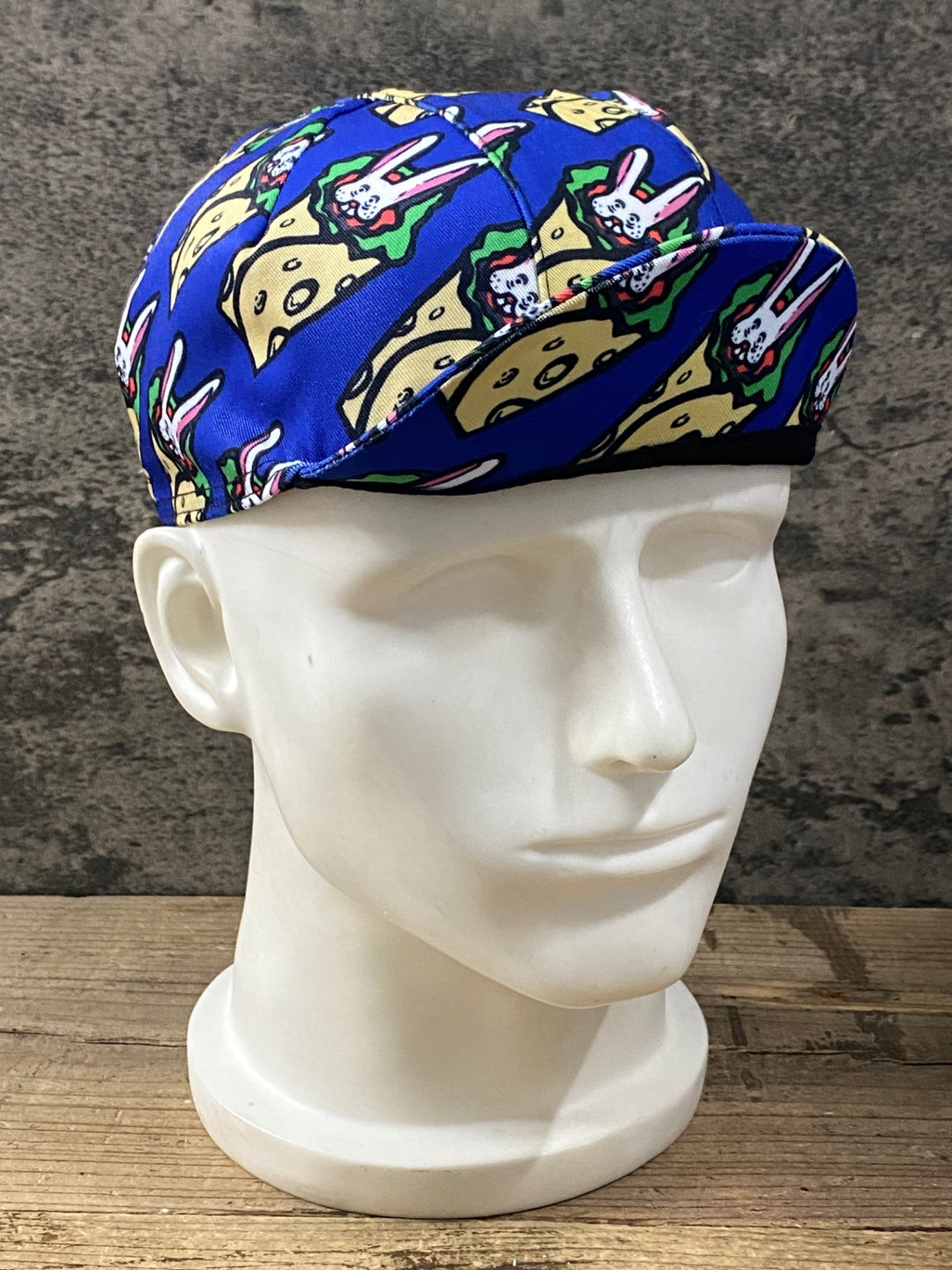 KM419 ポールスミス Paul Smith サイクルキャップ 青 総柄 フリーサイズ