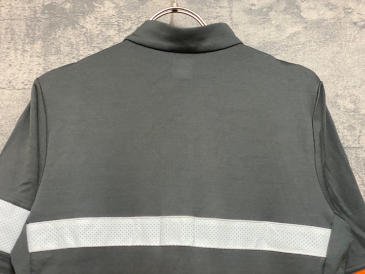 JO424 ラファ Rapha BREVET JERSEY 半袖 サイクルジャージ グレー M