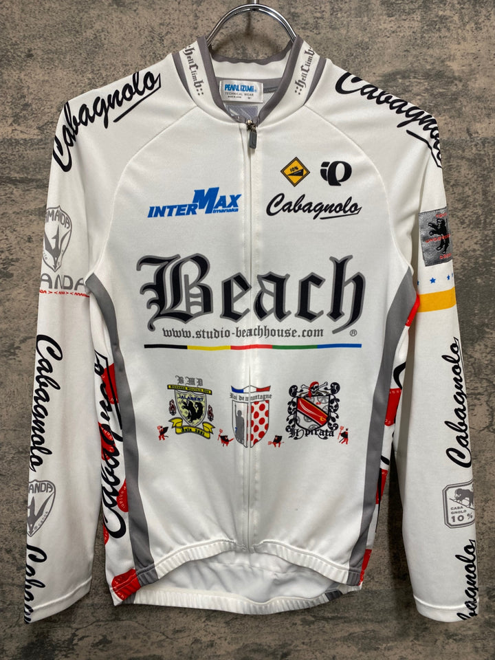 JT527 パールイズミ PEARL iZUMi 長袖 サイクルジャージ 白 M