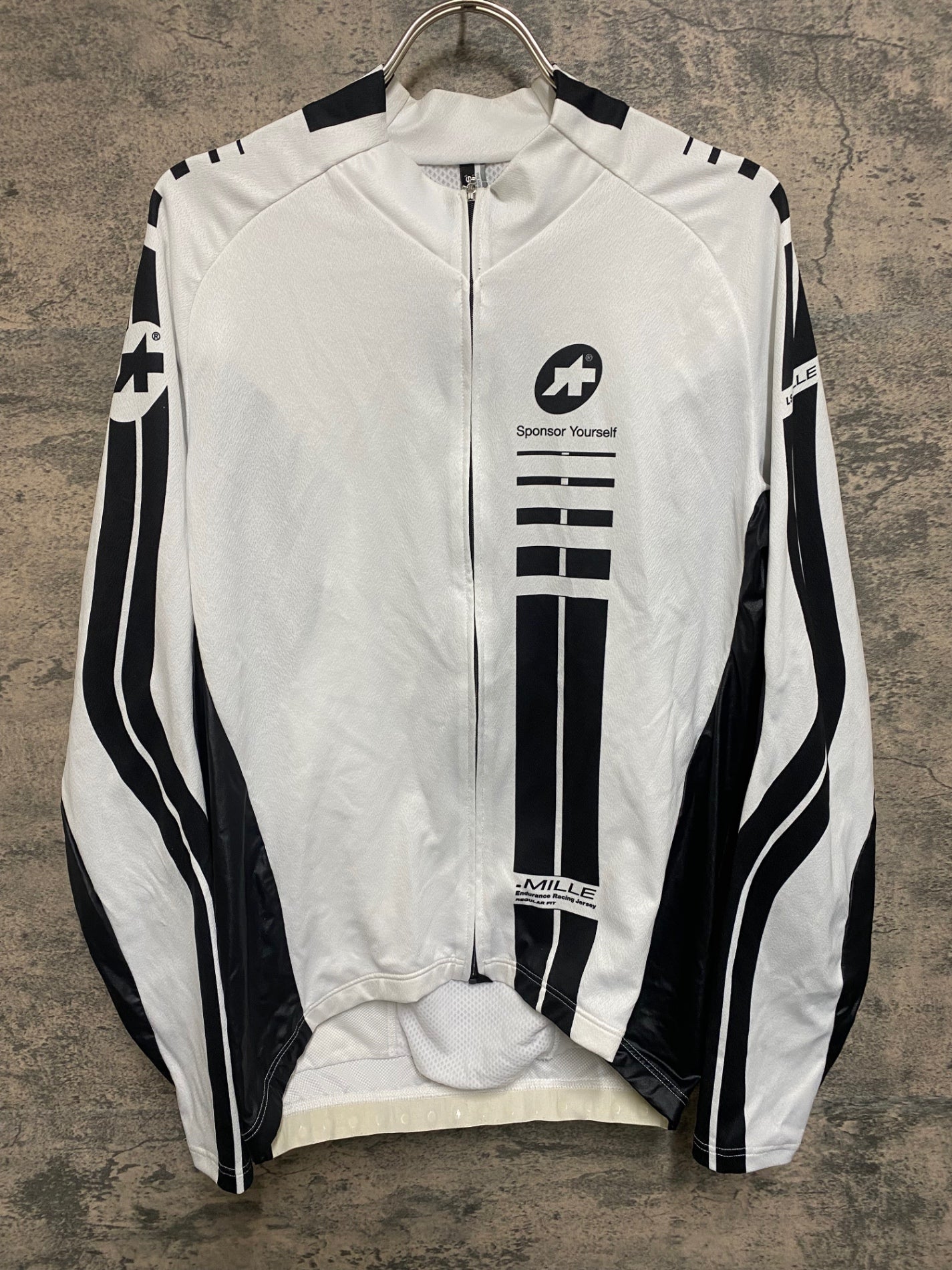 JR296 アソス ASSOS LS.MILLE 長袖 サイクルジャージ 白 M – BICI
