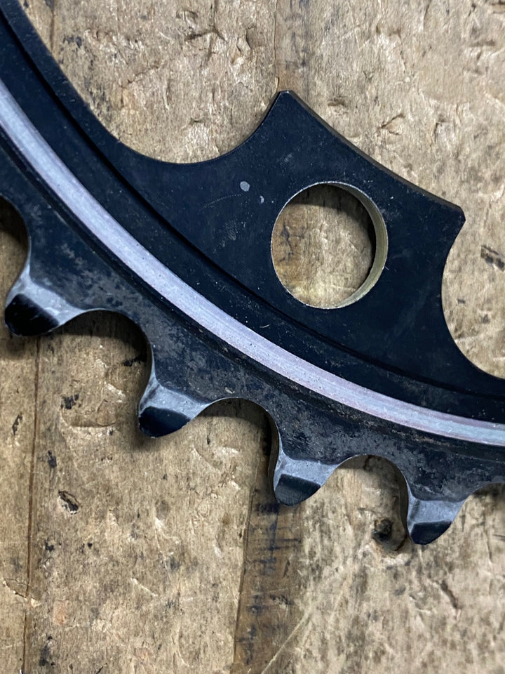 KM587 シマノ SHIMANO デュラエース DURA-ACE FC-R9100 チェーンリング 52/36T※ボルト欠品