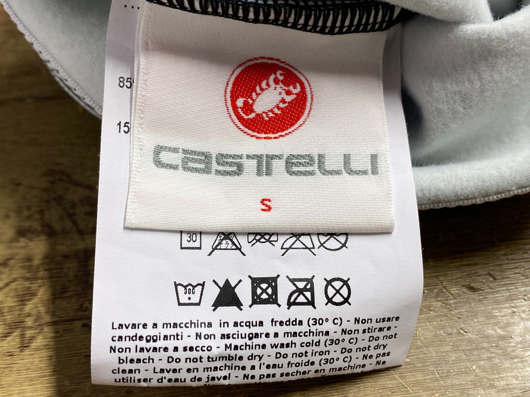 KF235 カステリ CASTELLI 3T レッグウォーマー 黒 S 裏起毛