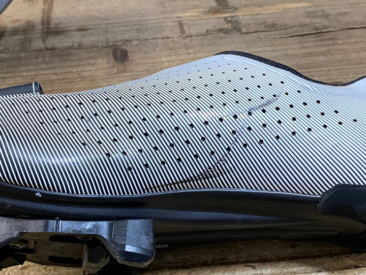 KG024 シマノ SHIMANO RC7 SH-RC700 S WIDE ビンディングシューズ 白 EU41