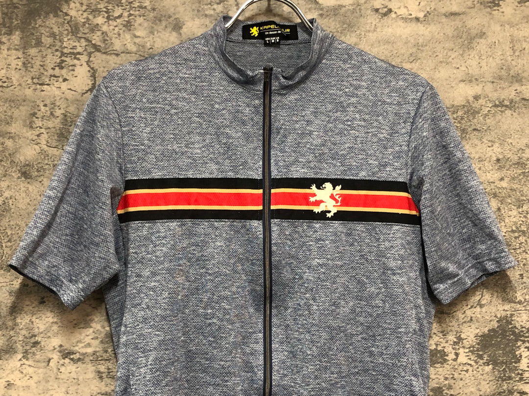KE191 カペルミュール KAPELMUUR 半袖 サイクルジャージ 青 ASIA L