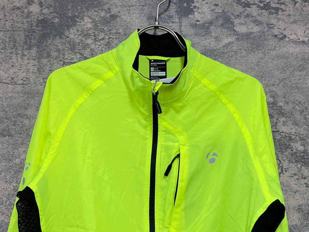 JS543 ボントレガー BONTRAGER RACE WINDSHELL JACKET 長袖 ウインドブレイカー 黃 USA:S EU:M