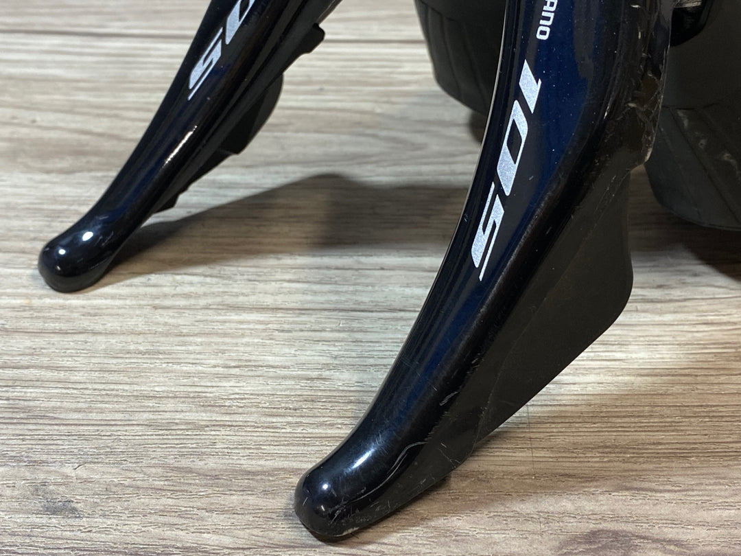 JP473 シマノ SHIMANO 105 ST-R7025 STIレバー 2x11S 油圧 DISC ※左フェイスプレート欠品