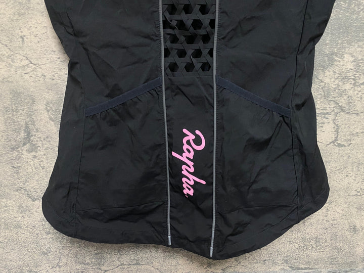 KP518 ラファ Rapha ジレ サイクルベスト 黒 レディース S