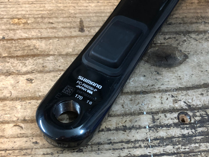 JU234 シマノ SHIMANO デュラエース DURA-ACE FC-R9200-P パワーメーター クランクアーム 170mm 接続確認済み