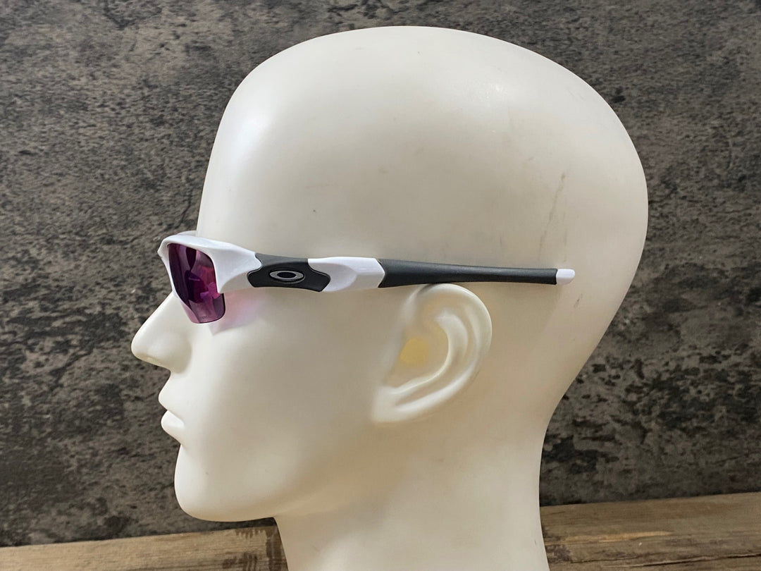 KM368 オークリー OAKLEY FLAK サングラス アイウェア 白 PRIZMレンズ