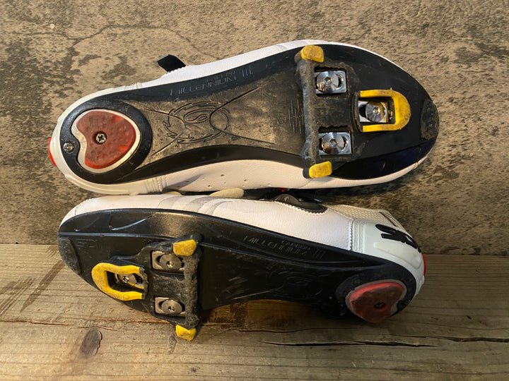 JP632 シディ SIDI GENIUS 5-FIT ビンディングシューズ 白 EU43 ※汚れあり