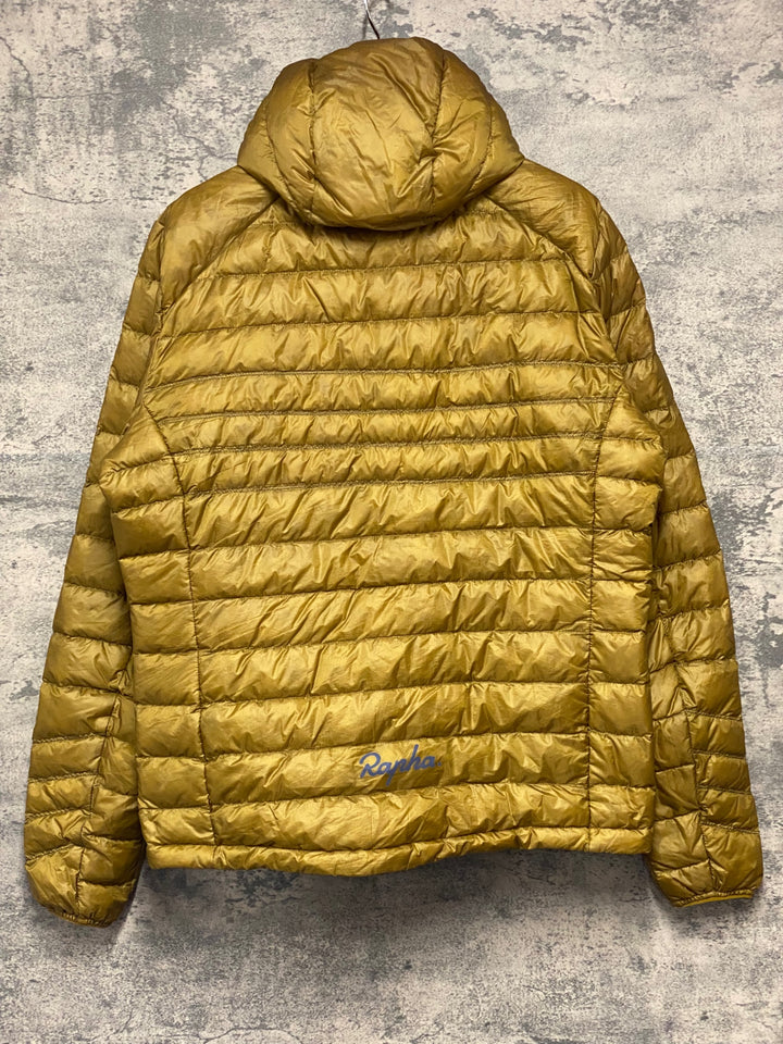 JY604 ラファ Rapha EXPLORE DOWN JACKET 長袖 ジャケット 茶 M 中綿 ダウン