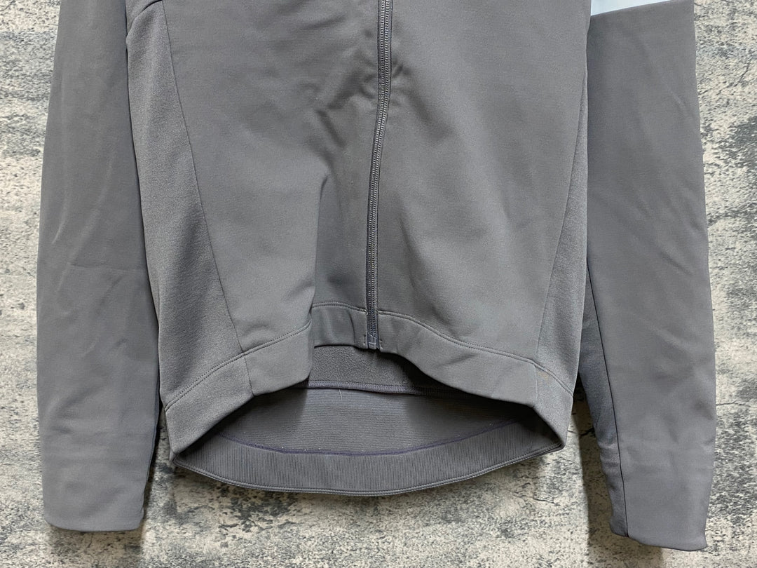 JS014 ラファ Rapha MEN'S CORE WINTER JACKET 長袖 サイクルジャケット グレー M 裏起毛