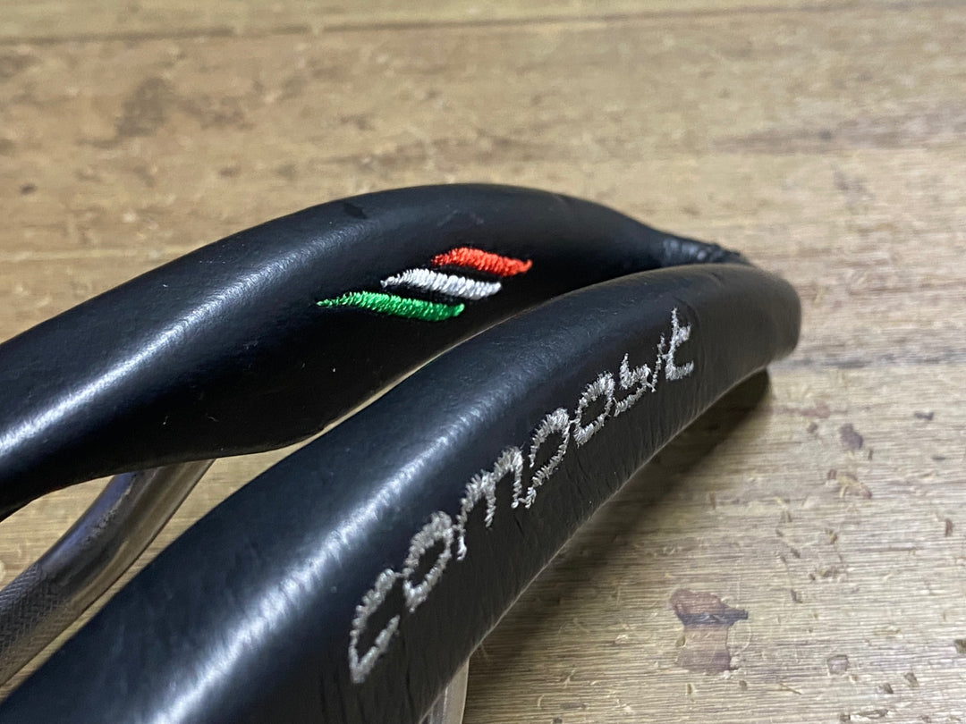 KE046 Selle SMP コンポジット Composit サドル ステンレスレール ブラック 130mm