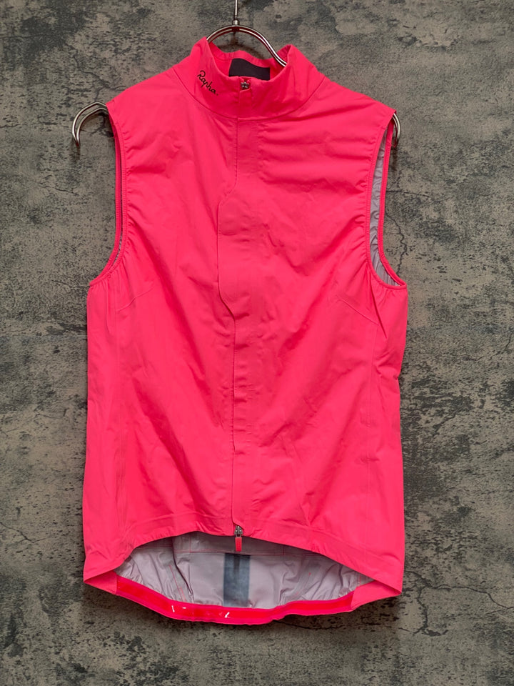 JY095 ラファ Rapha SOUPLESS LIGHTWEIGHT RAIN GILET サイクルベスト ジレ ピンク S