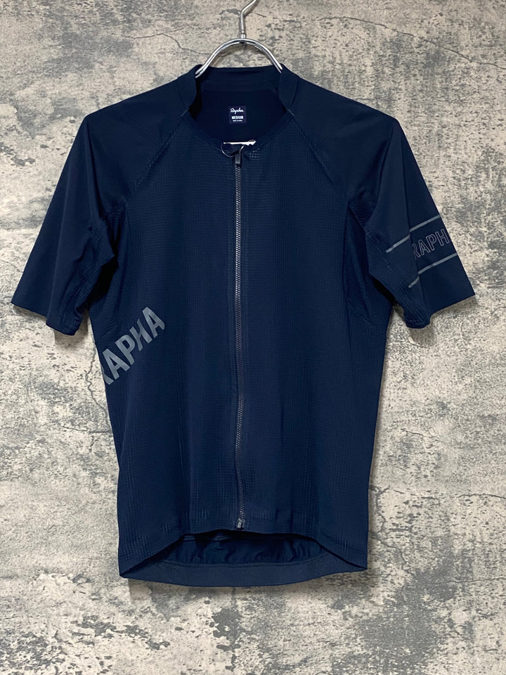 KJ130 ラファ Rapha MEN'S PRO TEAM LIGHTWEIGHT JERSEY 半袖 サイクルジャージ 濃紺 M