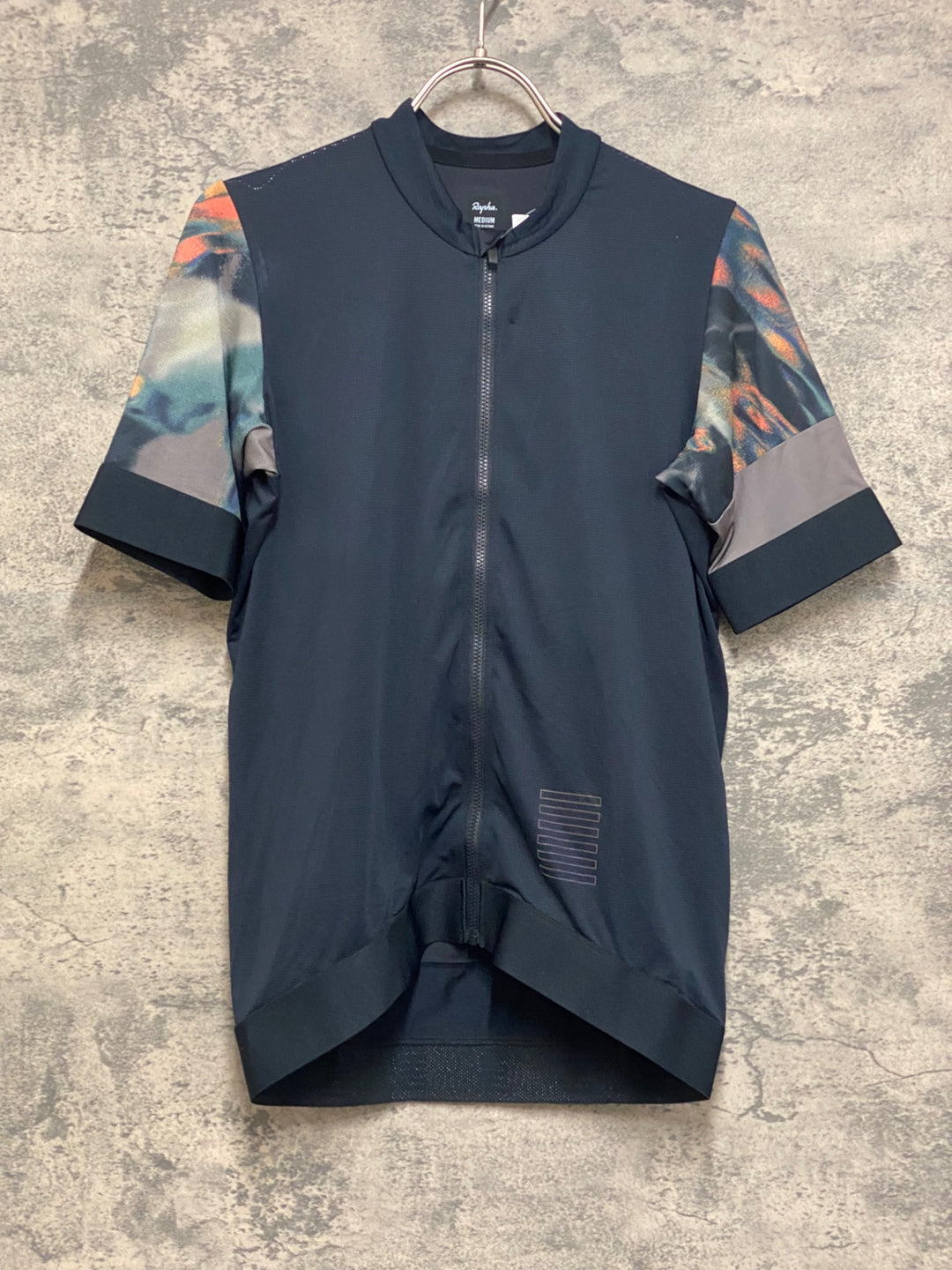 JM648 ラファ Rapha PRO TEAM TRAINING JERSEY RACE PRINT PACK 半袖 サイクルジャージ 黒 M
