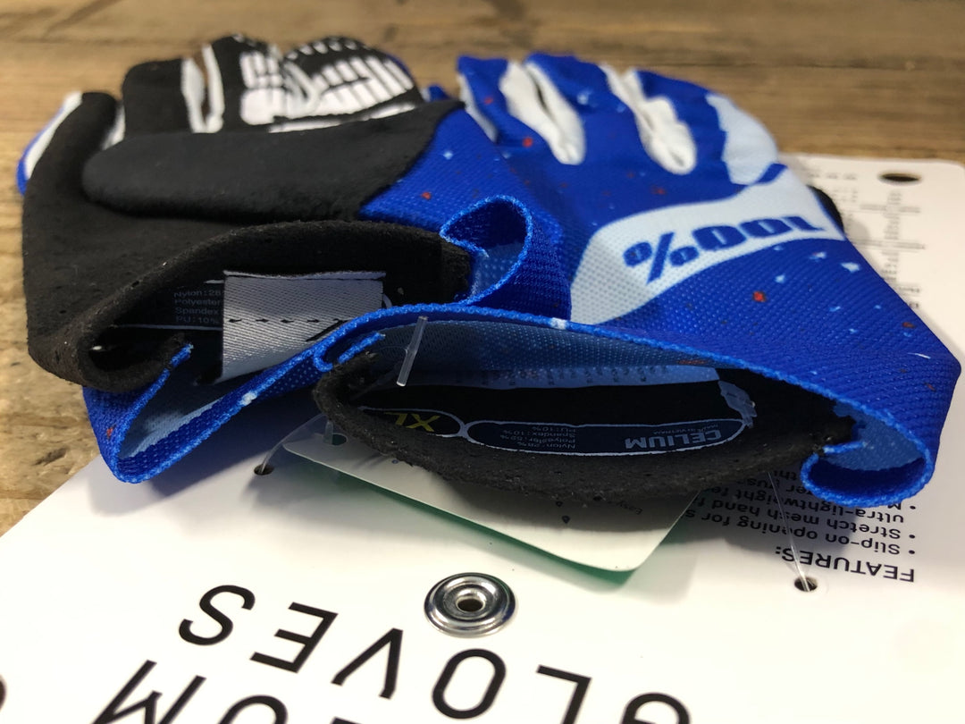 KM547 100％ CELIUM GLOVES 長指 グローブ 青 XL