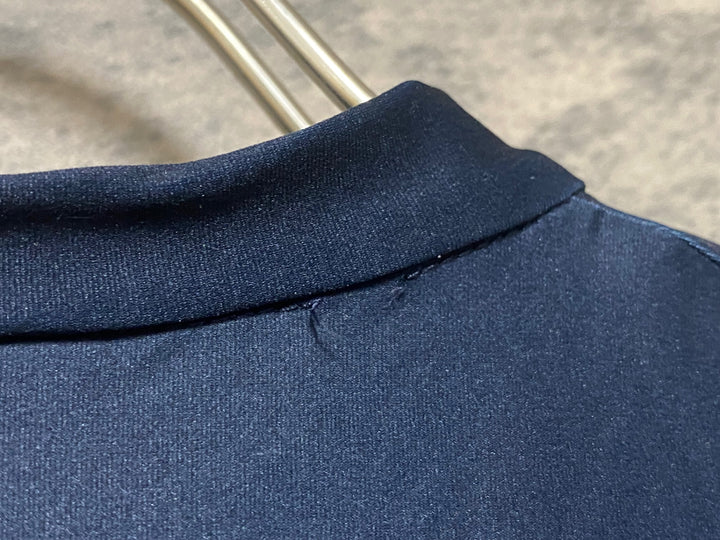 JO703 ブラックシープ BLACK SHEEP RACE FIT 半袖 サイクルジャージ 黒 紫 L ※スレ