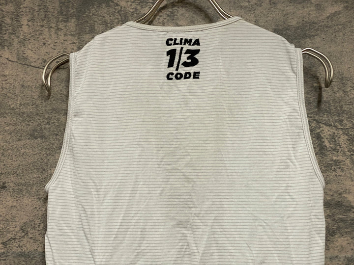 JO786 アソス ASSOS スキンレイヤー SKIN LAYER ノースリーブ 白 Mサイズ